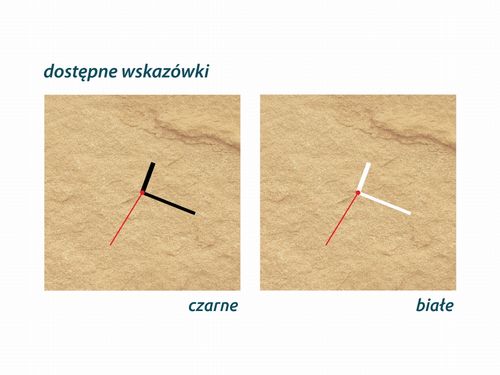 ZEGAR SZKLANY KWADRATOWY - Piasek na Arena.pl
