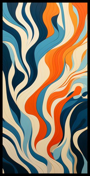 Plakat 50x100cm Oceaniczne Fale zdjęcie 2