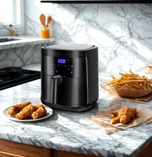 FRYTKOWNICA BEZTŁUSZCZOWA AIR FRYER 7L 1900W XL FRYTOWNICA LCD SMART na Arena.pl