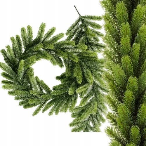 GIRLANDA Świąteczna Świerk PE 200 cm GĘSTA 144 gałązki jak naturalna na Arena.pl