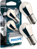 ŻARÓWKI PHILIPS PY21W SilverVision CHROM DO KIERUNKOWSKAZÓW 2 SZTUKI