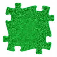 Mata Muffik Trawa twarda zielona sensoryczna, ortopedyczna, logopedyczna