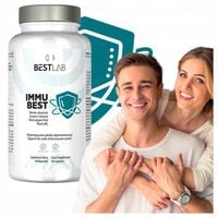 BESTLAB ImmuBest Odporność Wzmocnienie Colostrum Kurkuma 60Kaps - Best Lab