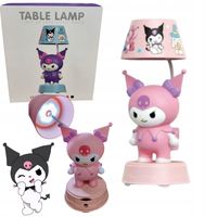 2 x Lampka Nocna Kuromi Sanrio Różowa DEKORACJA DLA DZIECI NOCNE ŚWIATŁO LE