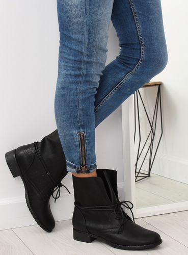 Botki workery czarne 16006-53A BLACK - 38 na Arena.pl