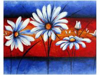 40X50CM POLNE KWIATY OBRAZ