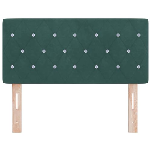 Wezgłowie Aksamitne Argyle Ciemnozielony 90 cm Aksamit na Arena.pl