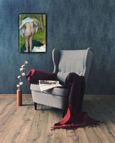 Girl Drying Herself, Edgar Degas - obraz na płótnie 60x80 cm na Arena.pl