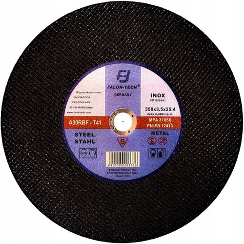 TARCZA DO CIĘCIA METALU 350 x25,4 x 3,5 FALON TECH na Arena.pl