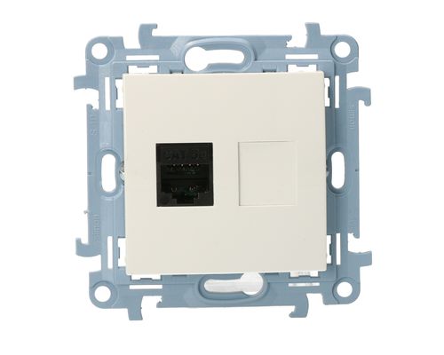 Simon10 Gniazdo komputerowe pojedyńcze RJ45 C51.01/11 biały SIMON na Arena.pl