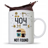 Kubek Informatyka Programisty 404 Error Not Found Z Nadrukiem Ze Zdjęciem