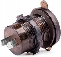 GNIAZDO SAMOCHODOWE ŁADOWARKA USB-C USB WOLTOMIERZ