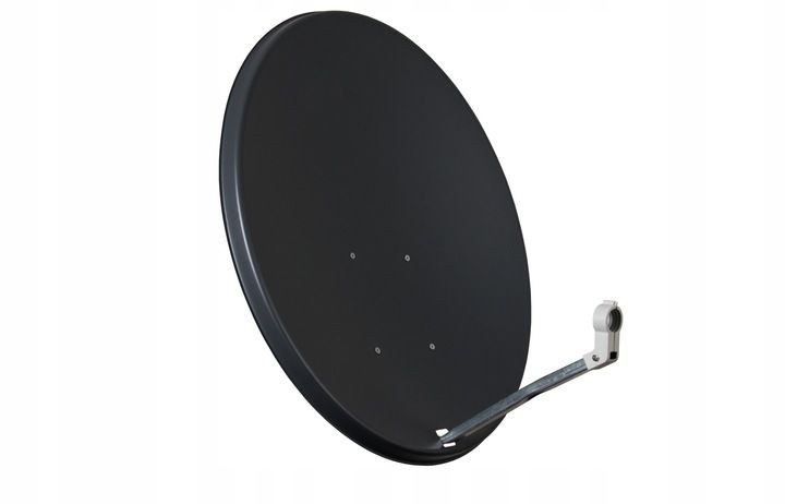 ANTENA SATELITARNA CZASZA TALERZ GRAFIT STALOWA MOCNA FULL HD 4K CORAB zdjęcie 7