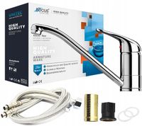 BATERIA ŁAZIENKOWA RUCHOMA OBROTOWA UMYWALKOWA KRAN STOJĄCA CHROM