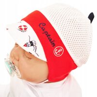 CZAPKA KAPITAN r.44-46 PRZECIW POCENIU LATO 80 86