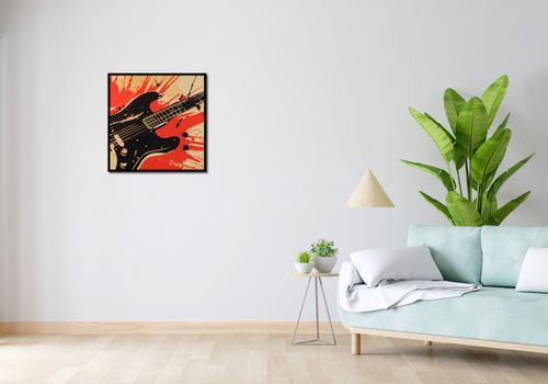 Plakat 60x60cm Gitara Elektryczna na Arena.pl