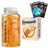 nowmax OMEGA 3 1000mg 330 EPA 220 90kaps + ACTIVLAB ESSEPATIL EXTRA 50 kaps
