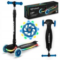 2 x HULAJNOGA LED KIDWELL LUMO BALANSOWA ŚWIECĄCE KOŁA 3+ DO 50kg SKŁADANA