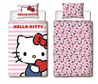 Komplet pościeli Hello Kitty różowy 140x200 cm 2 elementy