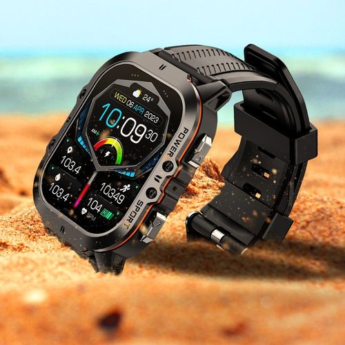 SMARTWATCH MĘSKI C26 AMOLED MENU PL WODOODPORNE KROKOMIERZ watch ZEGAREK na Arena.pl