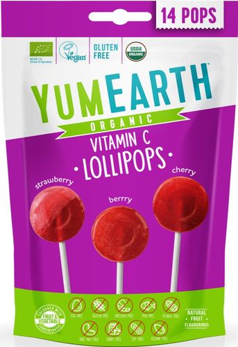 YumEarth Lizaki owocowe z wit. C wiśna, truskawka BIO 85 g na Arena.pl