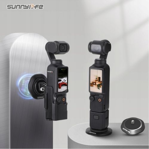 Mocny Uchwyt Magnetyczny Neodymowy Mocowanie Gwint 1/4 do DJI Osmo Pocket 3 na Arena.pl