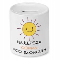 Skarbonka Dla Córki Najlepsza Córka Pod Słońcem Z Nadrukiem Ze Zdjęciem