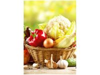 50X70CM WARZYWA ORGANICZNE OBRAZ PION ŚCIAN