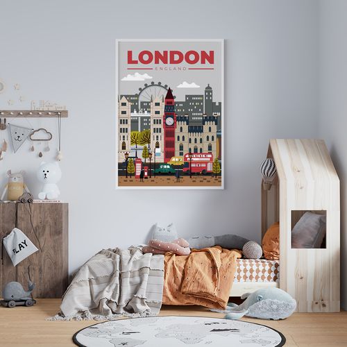Plakat Londyn ilustracja 30x40 cm na Arena.pl