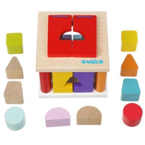 CUBIKA Drewniany SORTER 10 elementów na Arena.pl