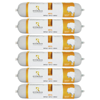 6 x Bizon | Podwójne rolki (2x400g) | czyste mięso | karma mokra dla psa