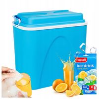 CHŁODZĄCA LODÓWKA 24L: NIEBIESKA na WKŁADY MROŻĄCE, NAJLEPSZA NA WAKACJE