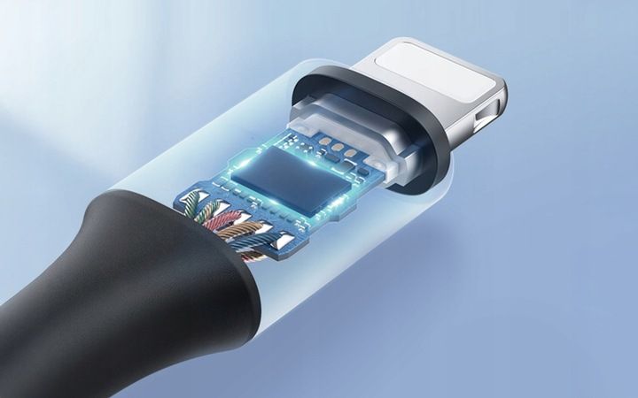 BOSTE KABEL ADAPTER PRZEJŚCIÓWKA AUDIO LIGHTNING DO IPHONE MINI-JACK AUX 1M zdjęcie 7