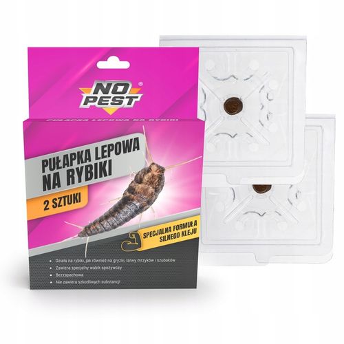 PUŁAPKA LEP NA RYBIKI CUKROWE SREBRZYKI SILNY ATRAKTANT 4 SZTUKI NO na Arena.pl