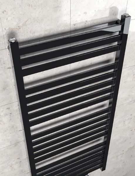 Grzejnik łazienkowy ROYAL-MIDDLE 950x430 CZARNY P zdjęcie 5