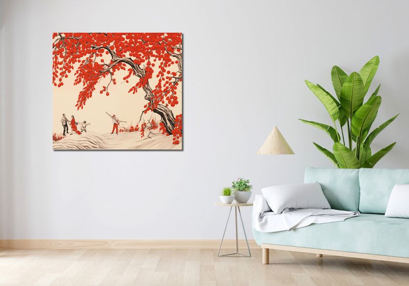 Obraz 100x90cm Piękno Prostoty Życia zdjęcie 2