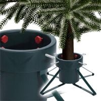 Stojak na choinkę zielony 1,8 - 2L na WODĘ REGULOWANY Choinkowy Choinka