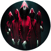 Opłatek na tort Squid Game