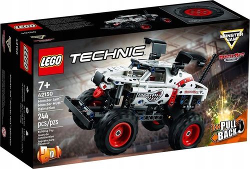 KLOCKI LEGO TECHNIC 42150 MONSTER JAM MUTT DALMATIAN 2W1 AUTA DLA DZIECI na Arena.pl