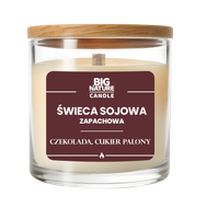Świeca sojowa o zap. Czekolada i Cukier Palony 225g