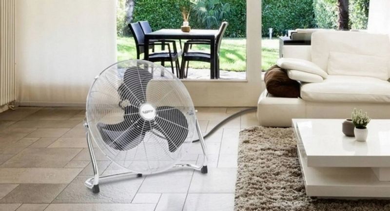 Wentylator wiatrak podłogowy 140W Sygonix zdjęcie 3