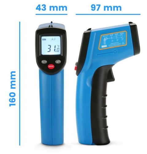PIROMETR BENETECH -50 +400°C REGULACJA EMISYJNOŚCI na Arena.pl