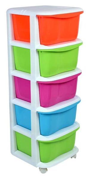 Pojemnik na zabawki 5 szuflad na kółkach zdjęcie 6