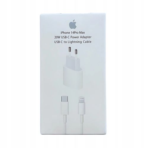 SZYBKA ŁADOWARKA DO APPLE IPHONE 20W+KABEL USB-C LIGHTNING 1M na Arena.pl