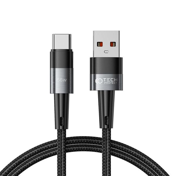 TECH-PROTECT ULTRABOOST TYPE-C CABLE 66W/6A 100CM GREY zdjęcie 1