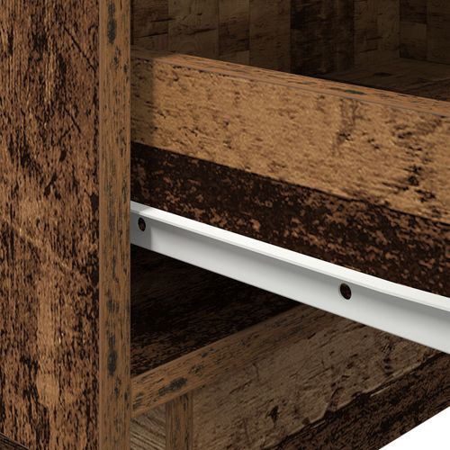 Szafka nocna  z oświetleniem LED Stare drewno 45x40x55 cm na Arena.pl