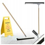 Ściągaczka do podłogi 100 cm z kijem wygodna do wody guma piankowa