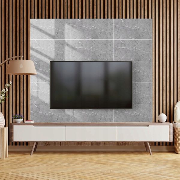 10X SAMOPRZYLEPNE PANEL SZARY MARMUR PCV ŚCIENNE PANELE LAMINAT zdjęcie 2