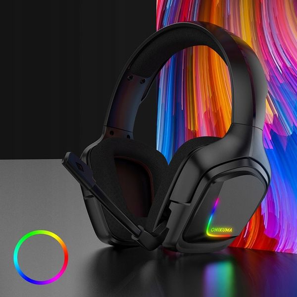 ONIKUMA K20 SŁUCHAWKI GAMINGOWE NAUSZNE PRZEWODOWE Z MIKROFONEM DO PC RGB zdjęcie 9