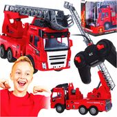 STRAŻ POŻARNA DUŻE AUTO ZDALNIE STEROWANE PILOTEM R/C WÓZ STRAŻACKI
